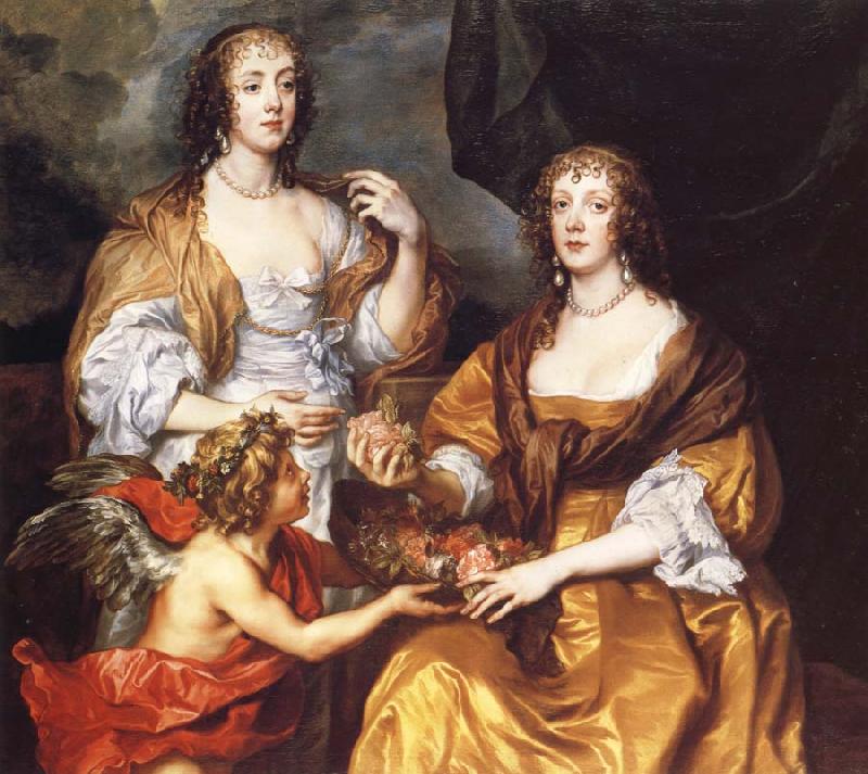 Anthony Van Dyck Lady Elizabeth Thimbelby and Dorothy,Viscountess Andover oil painting image